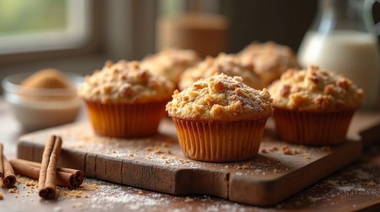 cinnamon streusel muffins