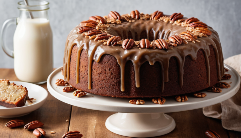 german chocolate pecan pound cake