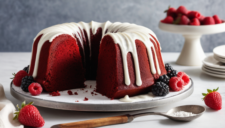 red velvet pound cake